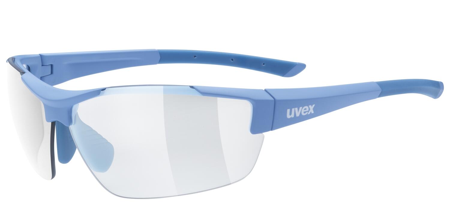 4043197331775 - uvex Sportstyle 612 Variomatic light Sportbrille (Farbe 4490 lightblue matt variomatic smoke)