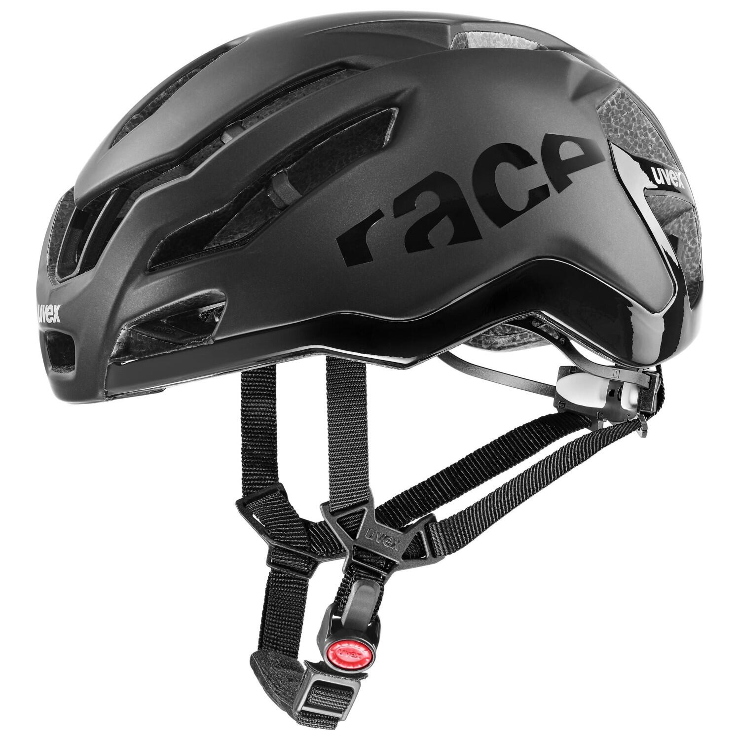 4043197336305 - uvex Race 9 Fahrradhelm (Größe 57-60 cm 07 all black mat)