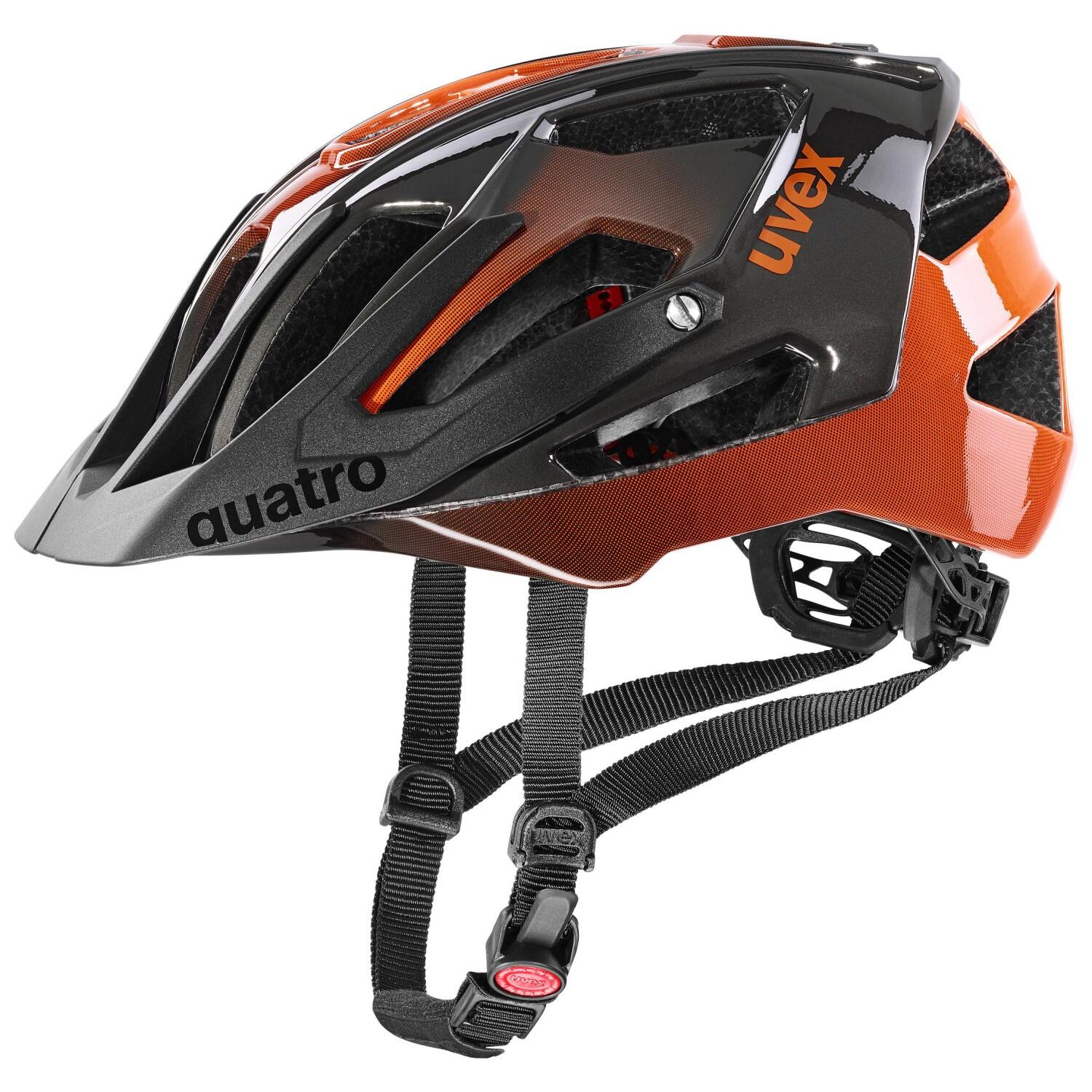 4043197336596 - uvex Quatro Fahrradhelm (Größe 52-57 cm 28 titan orange)