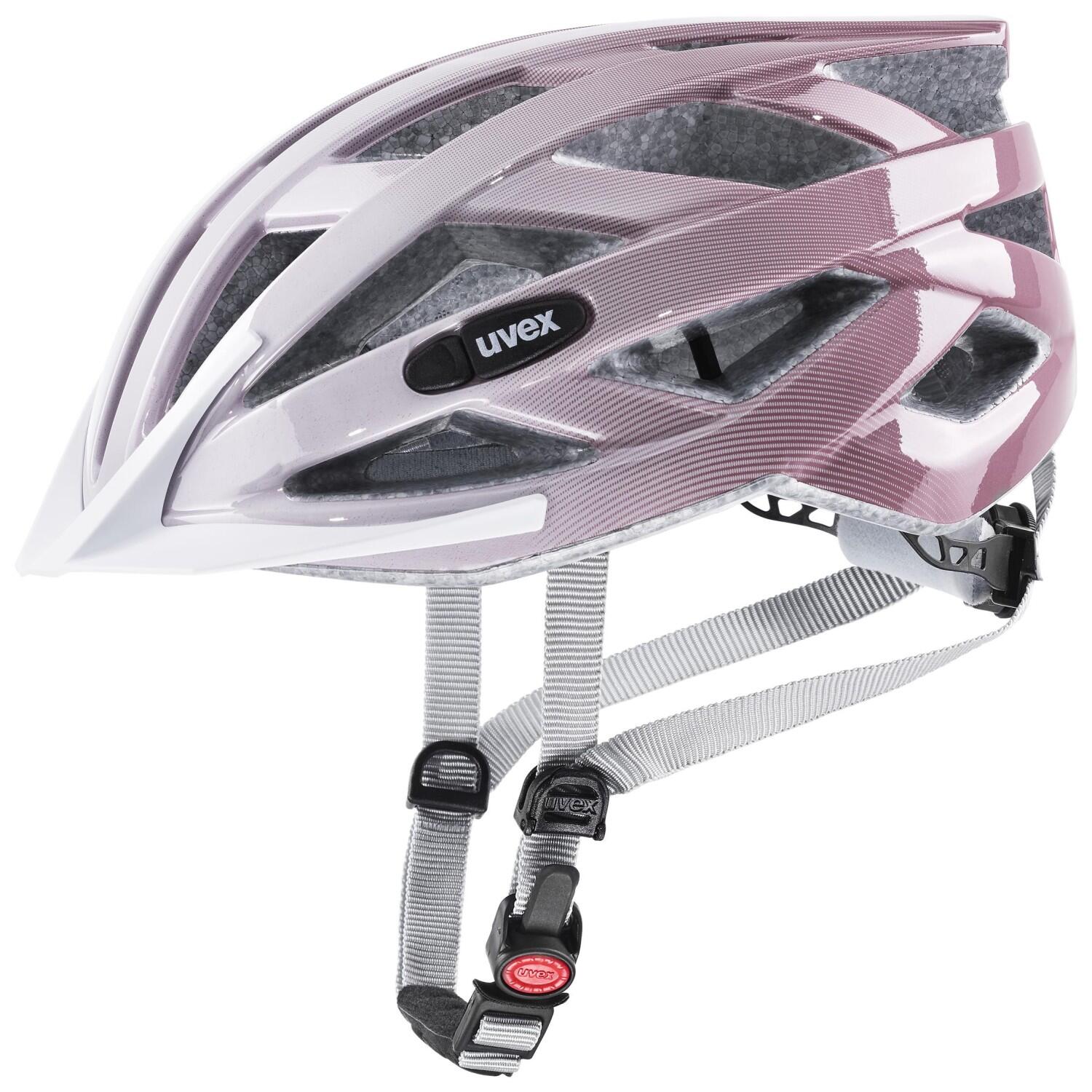 4043197337173 - uvex Air Wing Fahrradhelm (Größe 52-57 cm 22 white rose)