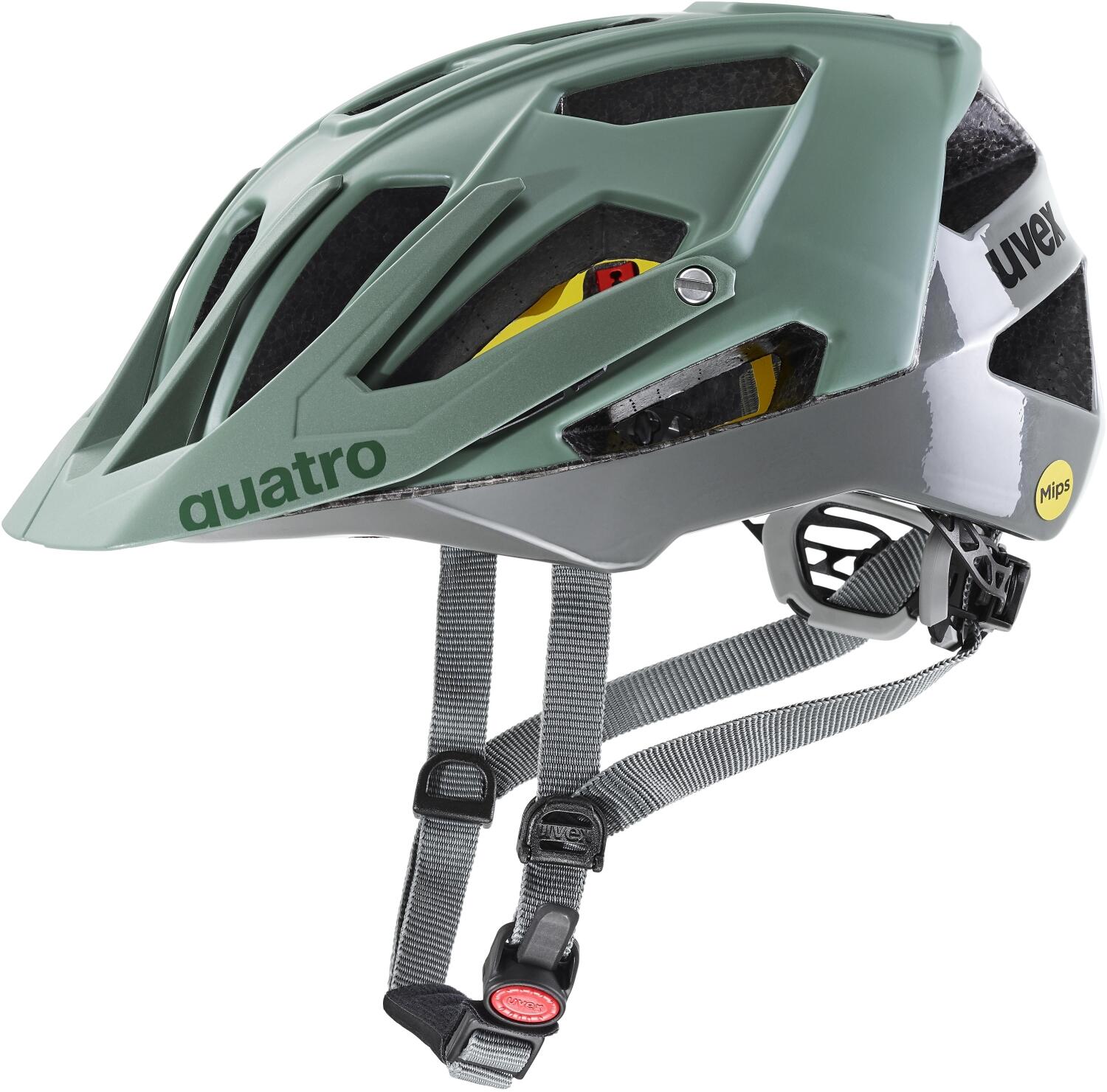 4043197345826 - uvex Quatro cc MIPS Fahrradhelm (Größe 56-61 cm 04 moss green rhino)