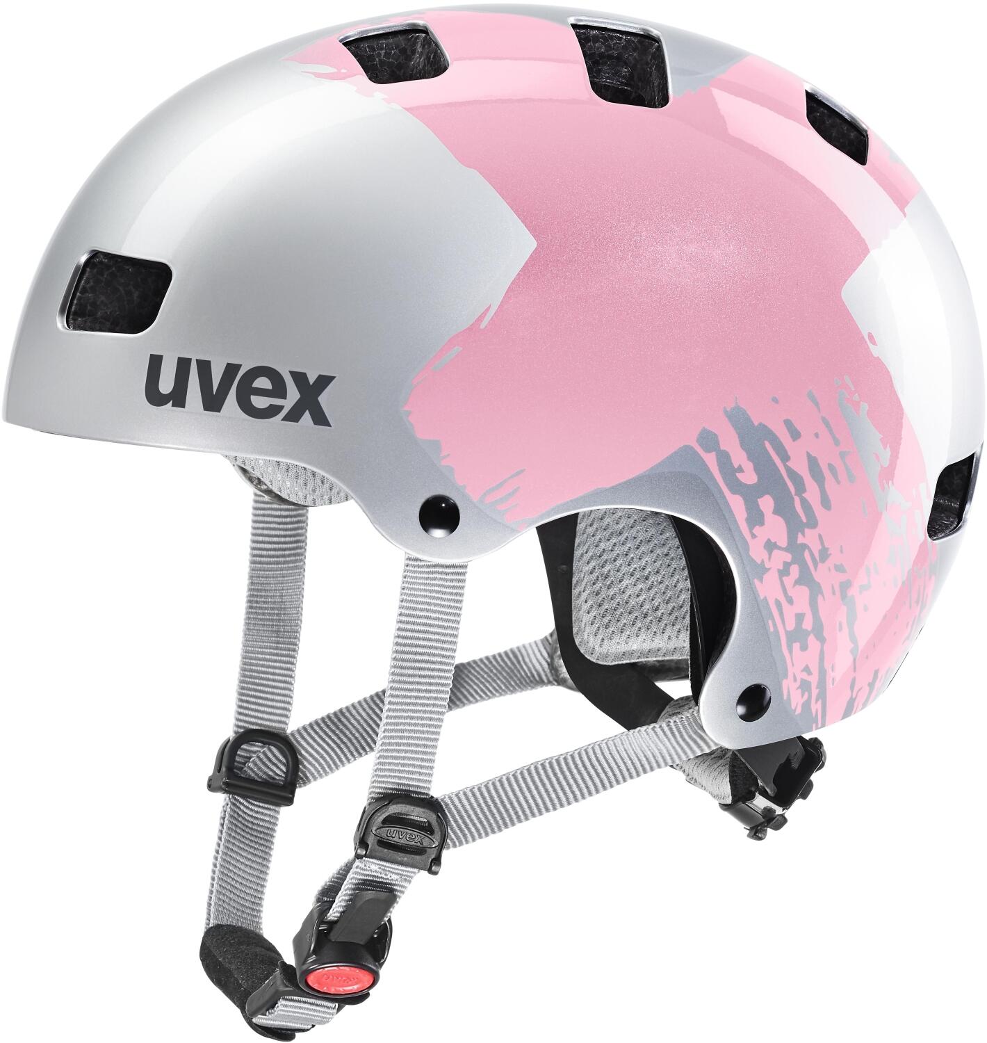 4043197346892 - uvex Kid 3 Kinder-Fahrradhelm (Größe 51-55 cm 36 silver rose)