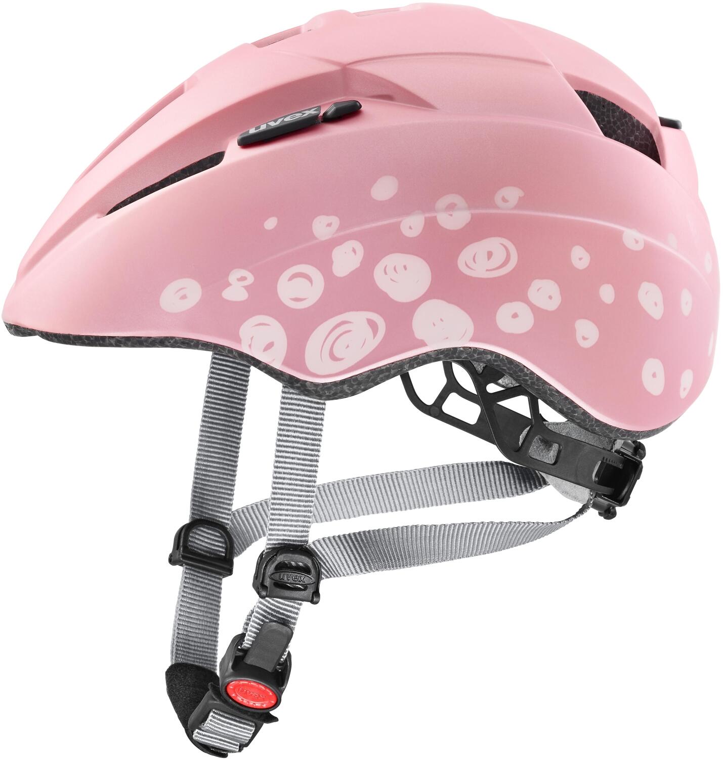 4043197346915 - uvex Kinderradhelm Kid 2 cc (Größe 46-52 cm 07 pink polka dots matt)