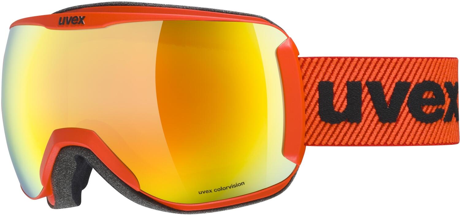 4043197362885 - uvex Downhill 2100 Colorvision Skibrille (Farbe 2130 black matt mirror white colorvision green (S2))