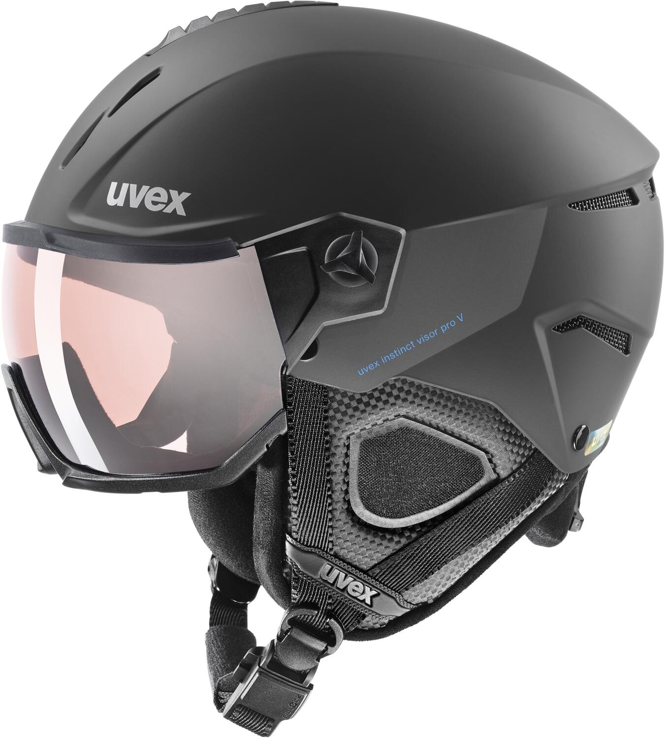 4043197366081 - uvex Instinct Visor Pro Variomatic Skihelm (Größe 56-58 cm 40 black matt)