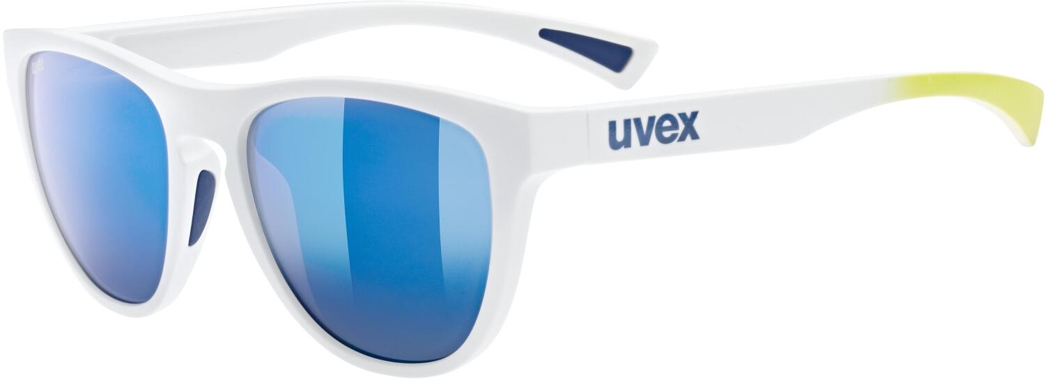 4043197373935 - uvex esntl Spirit Sportbrille (8816 white matt mirror blue (S3))