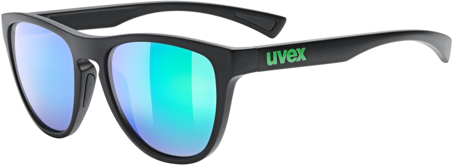 4043197373942 - uvex esntl Spirit Sportbrille (2216 black matt mirror green (S3))