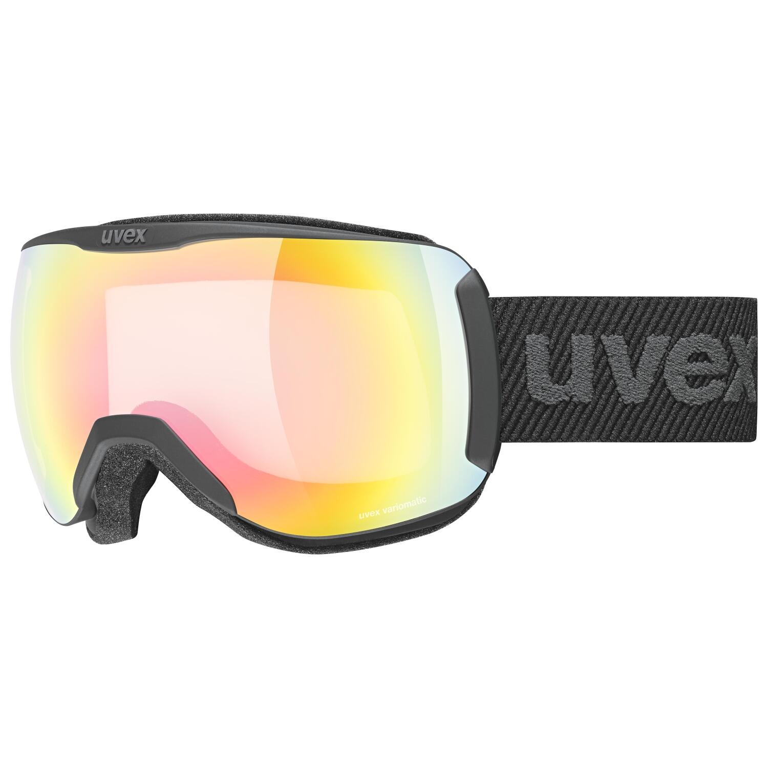 4043197375212 - uvex Downhill 2100 Variomatic Skibrille (2031 black matt mirror rainbow variomatic clear (S1-S3)) 4043197375212 - uvex Downhill 2100 Variomatic Skibrille (2031 black matt mirror rainbow variomatic clear (S1-S3))