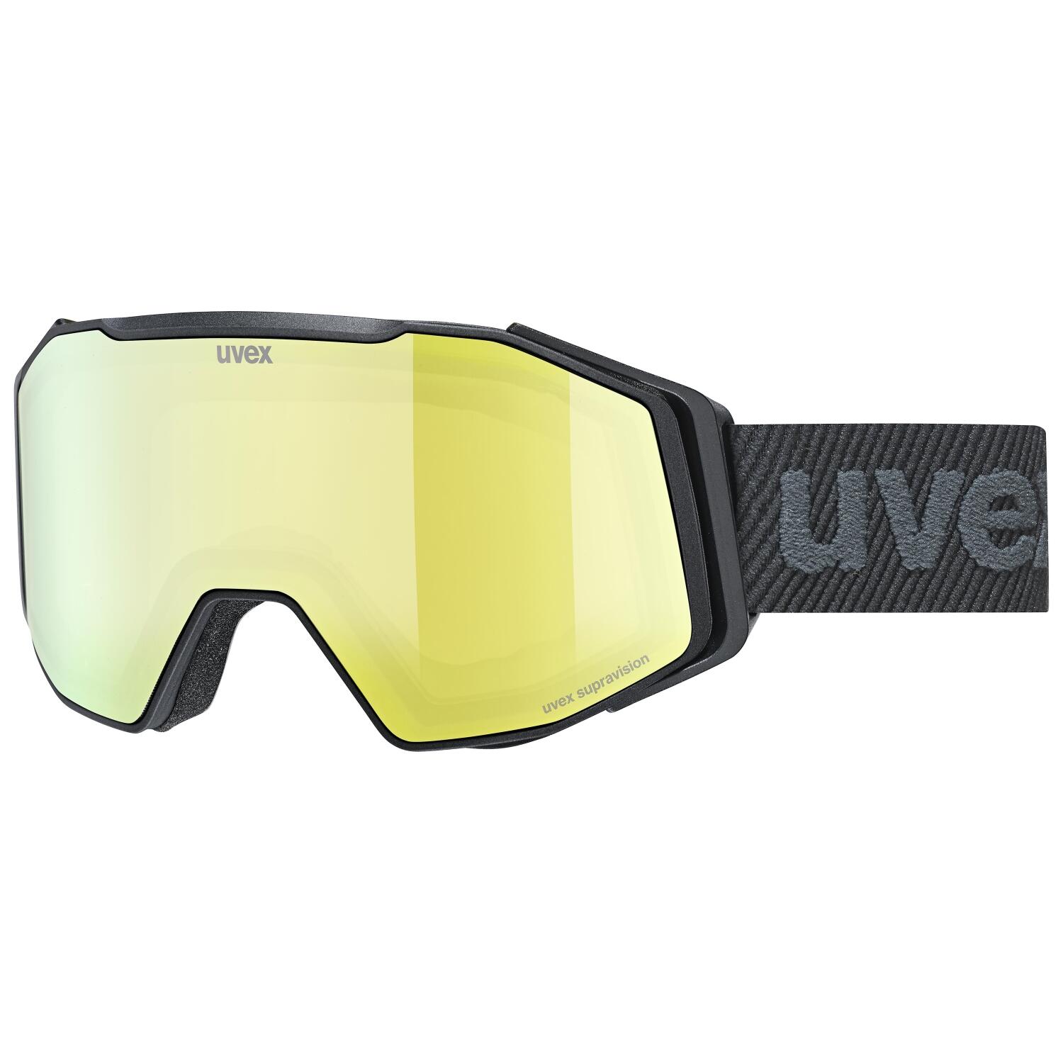 4043197375472 - uvex Gravity FM Brillenträger Skibrille (2130 black matt mirror yellow clear orange (S3))