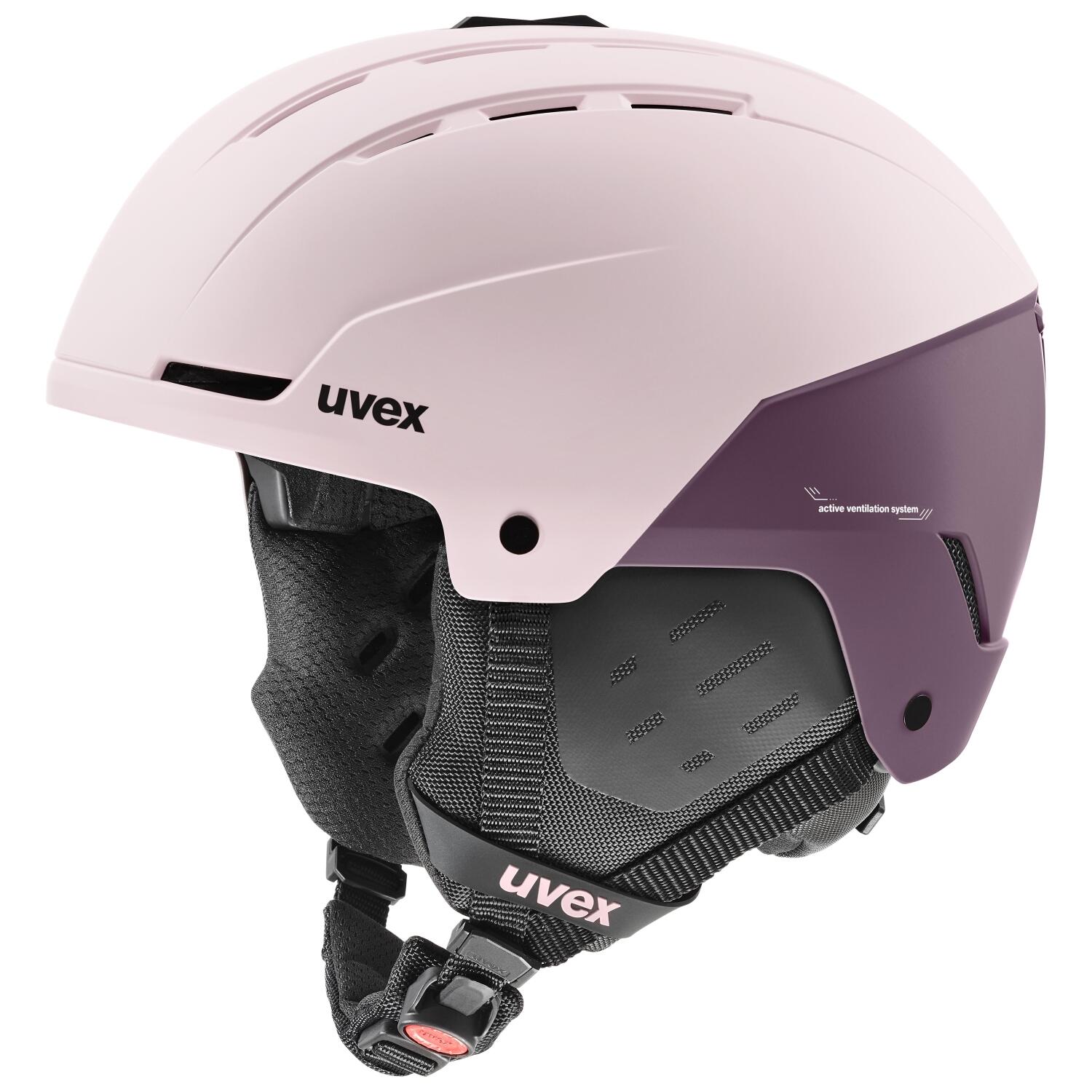 4043197376561 - uvex Stance Skihelm (51-55 cm 18 powder plum matt)