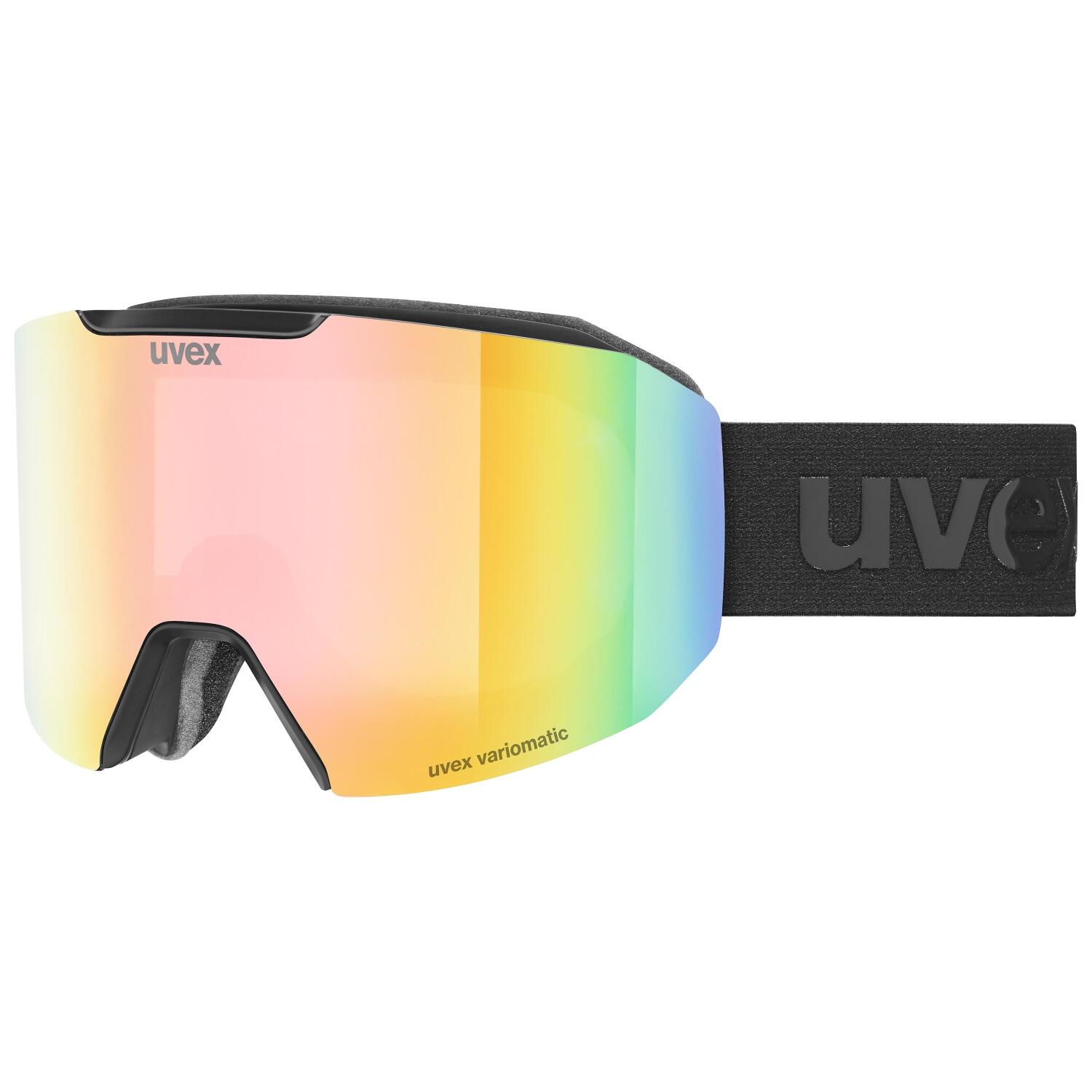 4043197376844 - uvex evidnt Attract Variomatic Take Off (2130 black matt mirror rainbow variomatic clear (S1-S3))