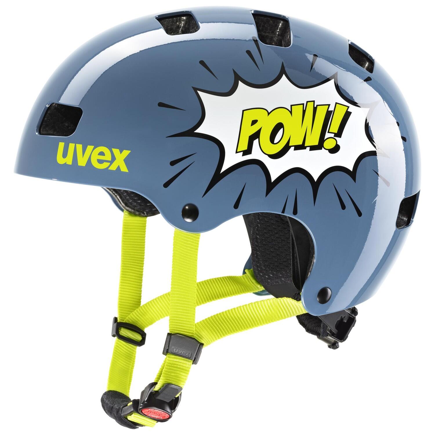 4043197380773 - uvex Kid 3 Kinder-Fahrradhelm (55-58 cm 39 stone blue pow)