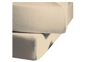 4043202058086 - Mako-Satin-Spannlaken colours Farbe beige 2043 100x200 - Fleuresse