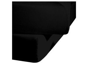 4043202058284 - Mako-Satin-Spannlaken colours schwarz 941 160x200