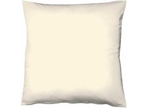 4043202060423 - Mako-Satin-Kissenbezug uni colours creme 2610 80 x 80 cm - Fleuresse