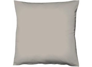 4043202060447 - Mako-Satin-Kissenbezug uni colours grau 9021 80 x 80 cm - Fleuresse