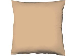 4043202060508 - Mako-Satin-Kissenbezug uni colours sand 4033 80 x 80 cm - Fleuresse