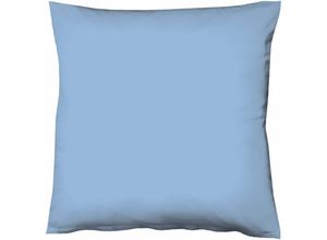 4043202060621 - Mako-Satin-Kissenbezug uni colours mittelblau 6031 80 x 80 cm - Fleuresse