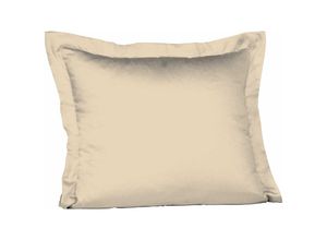 4043202061215 - Mako-Satin-Kissenbezug uni colours Farbe beige 2043 35 x 40 cm - Fleuresse