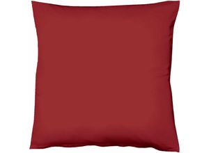 4043202116830 - Mako-Satin-Kissenbezug uni colours Farbe bordeaux 4580 40 x 40 cm - Fleuresse