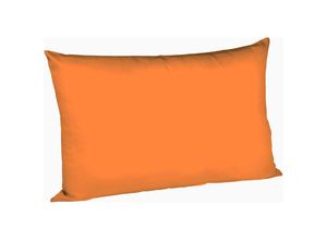 4043202116915 - Mako-Satin-Kissenbezug uni colours Farbe orange 2044 40 x 60 cm - Fleuresse