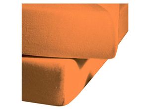 4043202117417 - Mako-Satin-Spannlaken colours Farbe orange 2044 100x200