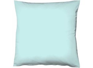 4043202167214 - Mako-Satin-Kissenbezug uni colours eisblau 6058 80 x 80 cm - Fleuresse