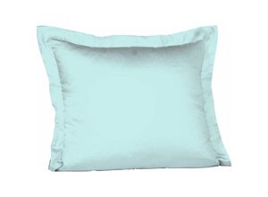 4043202167245 - Mako-Satin-Kissenbezug uni colours eisblau 6058 35 x 40 cm - Fleuresse