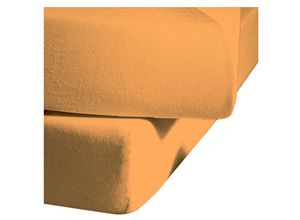 4043202179903 - Mako-Satin-Spannlaken colours Farbe gold 2046 100x200 - Fleuresse