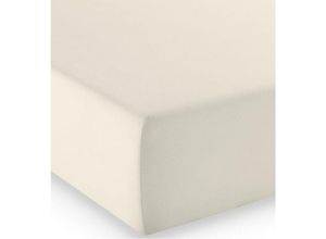 4043202200836 - Mako-Jersey-Spannlaken comfort Farbe creme 2610 150 200 - Fleuresse