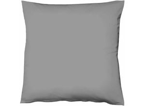 4043202392715 - Mako-Satin-Kissenbezug uni colours steingrau 9039 40 x 40 cm - Fleuresse