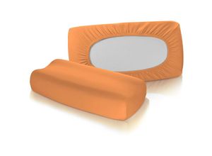 4043202399028 - Vital-Comfort Jersey-Bezug für Nackenstützkissen hellorange - Fleuresse