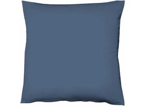 4043202416220 - Mako-Satin-Kissenbezug uni colours Farbe 6073 denim Größe 80x80 cm - Fleuresse