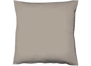 4043202428056 - Mako-Satin-Kissenbezug uni colours taupe 9042 80 80 - Fleuresse