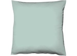 4043202467789 - Mako-Satin-Kissenbezug uni colours aqua 6078 40x40cm - Fleuresse