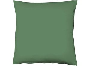 4043202610642 - Mako-Satin-Kissenbezug uni colours Farbe jagdgrün 7060 Größe 50 x 50 cm