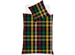 4043202650426 - Bettwäsche FLEURESSE Lech 3742 Gr B L 155 cm x 200 cm 1 St 1 St Flanell B L 80 cm x 80 cm bunt Edelflanell Baumwolle in Gr 135x200 155x220 200x200cm