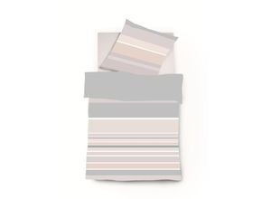 4043202657043 - Black Premium Schweizer Satin Bettwäsche mit Uni Wendeseite hellgrau-creme Größe 135x200 cm - Fleuresse 4043202657043 - Black Premium Schweizer Satin Bettwäsche mit Uni Wendeseite hellgrau-creme Größe 135x200 cm - Fleuresse
