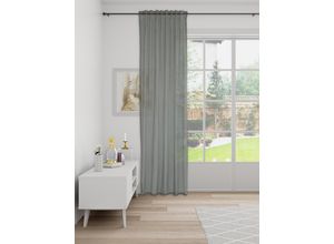 4043343673711 - Gardine Kader Gr 1 grau B140cm H245cm Polyester Gardinen Fertigschal