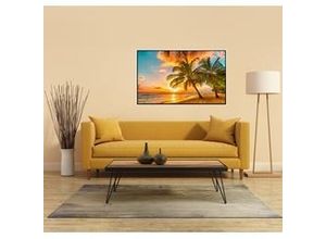 4043566901806 - Infrarotheizkörper EcoHeat 75x120 cm 900 Watt Barbados Palmen