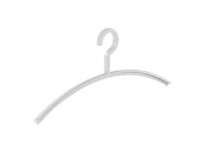 4043572660018 - Kunststoff-Kleiderbügel Rudolf Weber KG Rom schmutzhemmende Oberfläche 10 Stück weiß
