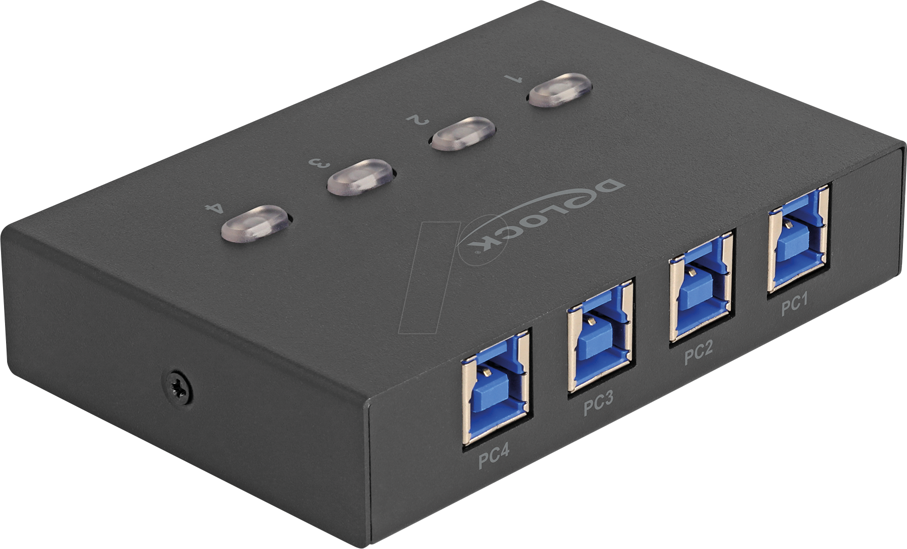 4043619115099 - DELOCK 11509 - USB 30 Switch 4 Port 4x USB-B zu 1x USB-A