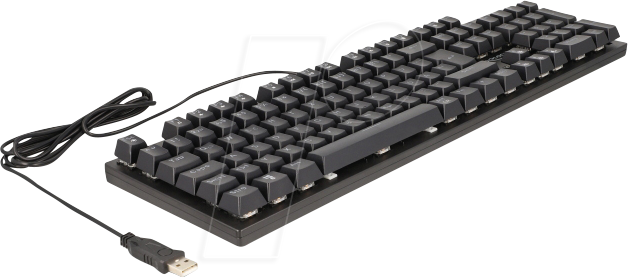 4043619121151 - DELOCK 12115 - Gaming-Tastatur USB RGB