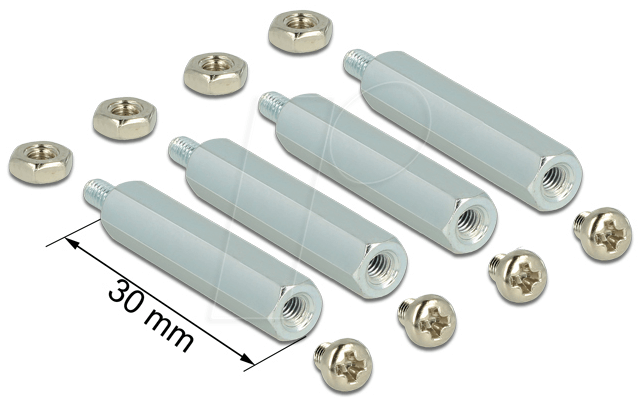 4043619182152 - RPI MOUNTINGKIT3 - Raspberry Pi - Abstandsbolzen-Set 30mm