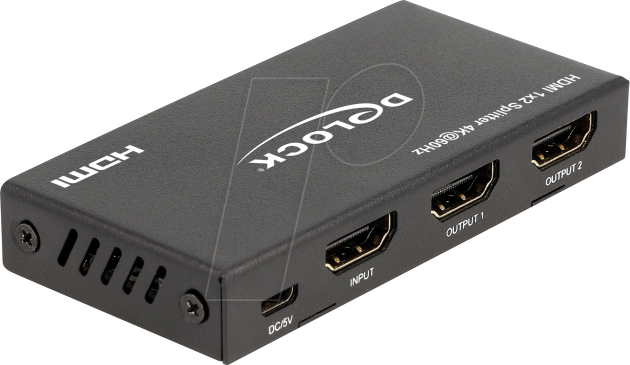 4043619186518 - HDMI Splitter 1 x HDMI in zu 2 x HDMI out 4K 60 Hz