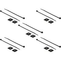 4043619186730 - Befestigungssockel 25 x 25mm mit Kabelbinder L 150 x B 36mm