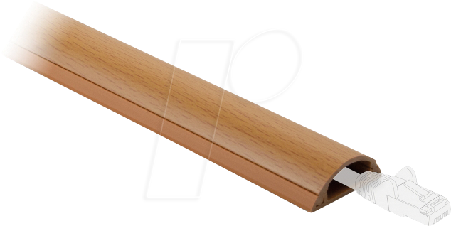 4043619207305 - DELOCK 20730 - Kabelkanal selbstklebend 30 x 11 mm 1 m Holzoptik