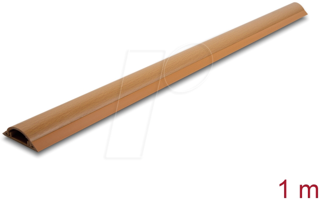 4043619207312 - DELOCK 20731 - Kabelkanal selbstklebend 50 x 13 mm - Länge 1 m Holzoptik