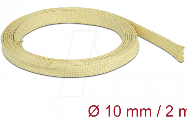 4043619207992 - DELOCK 20799 - Geflechtschlauch aus Aramid Fasern 2 m x 10 mm