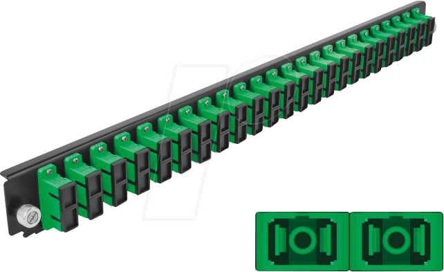4043619433643 - DELOCK 43364 - 19 Spleißbox Frontblende 24 Port SC Duplex grün 4043619433643 - DELOCK 43364 - 19 Spleißbox Frontblende 24 Port SC Duplex grün
